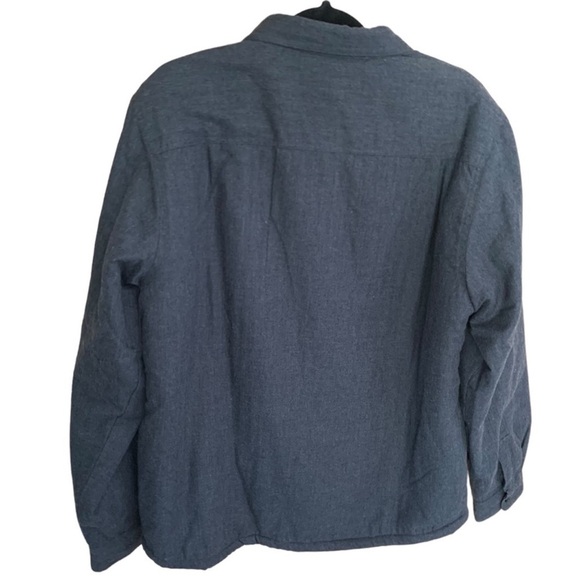 Field & Stream Button Down Flannel Sherpa Shirt Jacket Shacket - Picture 4 of 6